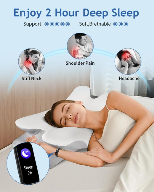 LumenRest™ Butterfly Pillow