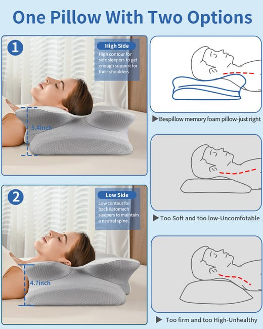 LumenRest™ Butterfly Pillow