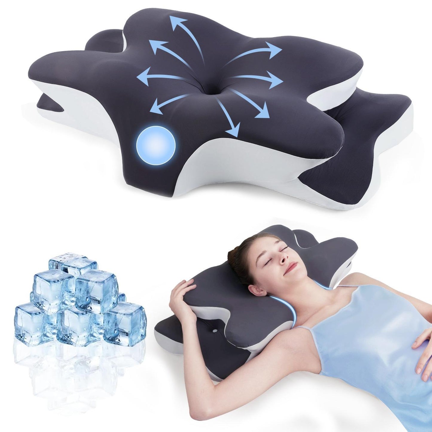 LumenRest™ Butterfly Pillow